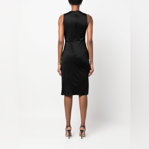 Versace Box-pleat Sleeveless ‘95 Midi Dress - Picture 3 of 7